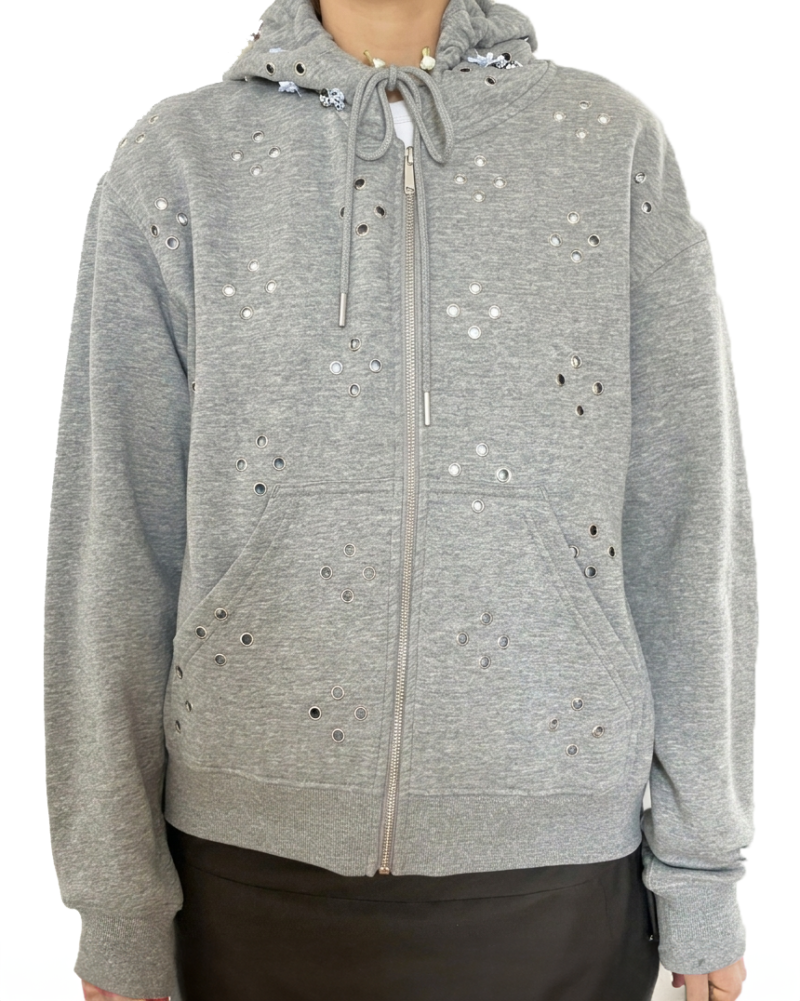 TOP - Beaded Hoodie