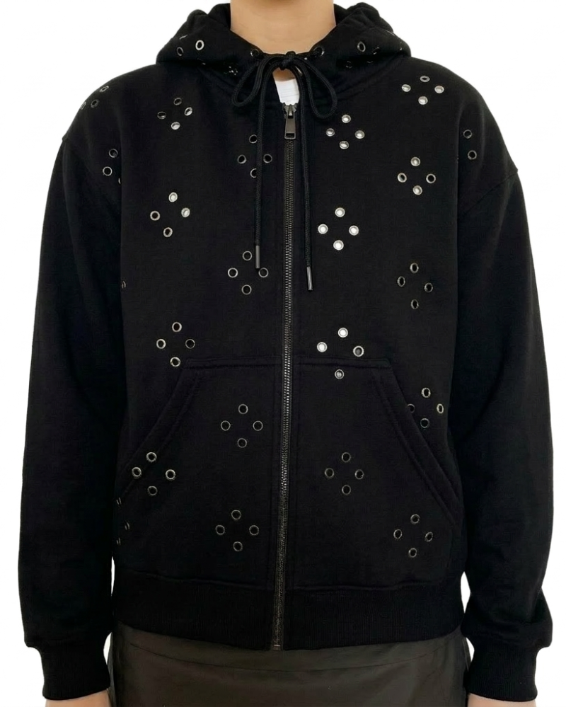 TOP - BLACK AMY hoodie