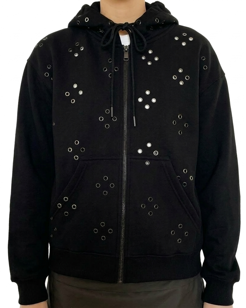 TOP - BLACK AMY hoodie