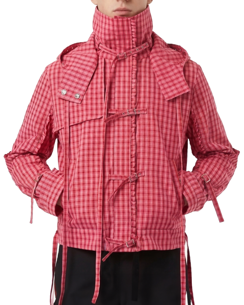 JACKET - Mary pink tartan